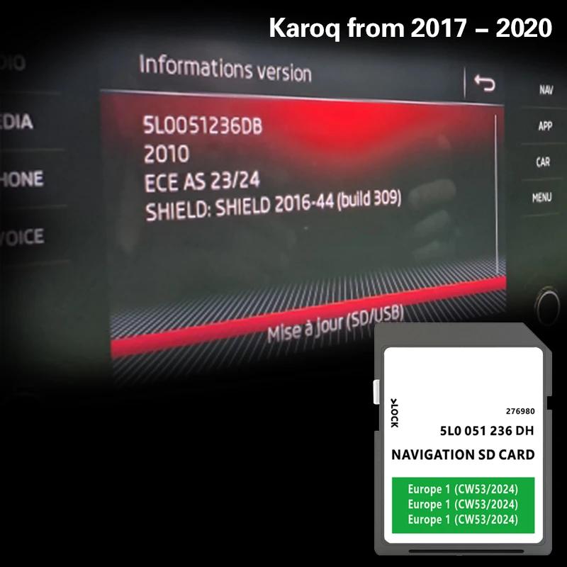 Maps Sat NAV ޸ ī, 2017 - 2020 , Finland, Karoq ȣȯ , 32GB ī